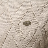 billiga Herrarnas Elite Tröjor &amp; Koftor-Herr Pullover tröja Sticka Ensfärgat Rund hals Stickat Elegant Jul Utomhus Kläder Raglanärm Vår Höst Svart Rubinrött S M L
