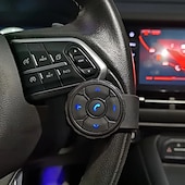 お買い得  車載エレクトロニクス-車のステアリングホイール、自転車のハンドル、ワイヤレス音楽コントローラー、携帯電話アクセサリー、ハンズフリー操作用のユニバーサルワイヤレスリモコン