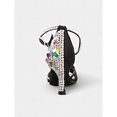economico Scarpe per balli latini-scarpe da ballo da donna comode ed eleganti - con suola in pelle scamosciata e soletta imbottita