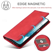 cheap Samsung Cases-Phone Case For Samsung Galaxy A21s S25 Ultra Flip Cover with Stand Holder Magnetic Card Slot Retro TPU PU Leather