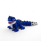 cheap Novelty Toys-3D Printed Lizard for Kids and Adult 3D Printed Gecko Fidget Toys Decor for Stress Relief