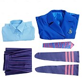 cheap Women&#039;s Costumes-Shiz University Witch Fairy Glinda Outfits Costume School Uniform Carnival Costume Movie TV Theme Costumes Movie Cosplay for Women&#039;s Adults&#039; Halloween Carnival Mardi Gras Performance Party Stage