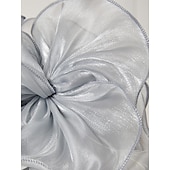 abordables Tocados-Fascinadores Tocado de Tul Fiesta de Té Carreras de Caballos Día de Damas Elegante Retro con Tocado de Flor y Pluma vestido para impresionar vestido para el día de carreras