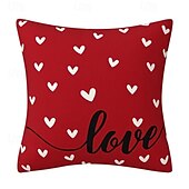 abordables Housse de coussin de vacances-Housse de coussin décoratif pour mariage en forme de cœur 1PC Housse de coussin carrée douce Housse de coussin pour chambre salon canapé fauteuil