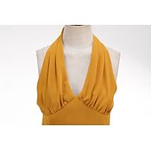 cheap Tops-Retro Vintage 1950s Crop Top Halter Fancy Dress Women's Masquerade Event / Party Bachelorette Party Festival Adults' Top