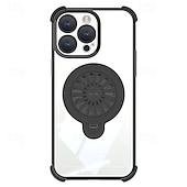 お買い得  iPhone用ケース-電話 ケース 用途 iPhone 16 iPhone 16プラス iPhone 15 プロマックスプラス iPhone 14 13 12 11 Pro Max Plus iPhone 14 Pro Max iPhone 13 12 11 Pro Max バックカバー スタンド付き 磁石バックル ワイヤレス充電をサポート レトロ風 TPU 仕上げ