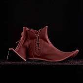 cheap Footwear-Vintage Medieval Renaissance Shoes Boots Flat Jazz Boots Fairy Ranger Elven Fancy Dress Men's Women's Celtic Pirate Fantasy Halloween Carnival Masquerade Casual Daily LARP Ren Faire Adults' Shoes