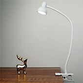 abordables Lampes de lecture-lampe à pince à LED alimentée par USB pour chambre à coucher &amp;salon – protection des yeux, lecture &amp;lampe d&#039;apprentissage, conception de petit tube 1pc
