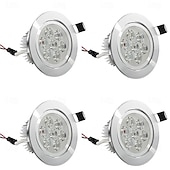 Χαμηλού Κόστους LED Χωνευτά Φωτιστικά-led downlight 7w spot φως χωνευτό φωτιστικό κυψέλης ελαφρύ φωτιστικό σπιτιού για κουζίνα σαλόνι μπάνιο 2/4τμχ
