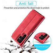 abordables Coques Samsung-Housse de téléphone pour Samsung Galaxy S24 Ultra S24 Plus S24 S23 S23 Ultra S22 S22 Plus Ultra S21 Ultra S21 FE S21 Coque flip avec emplacement pour carte magnétique antichoc rétro TPU PU cuir