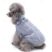 economico Maglioni-Cane Maglione Classico Inverno Caldo Di tendenza Confortevole All&#039;aperto Abbigliamento Quotidiano Interno Abbigliamento per Cani for Piccolo Medio Grande