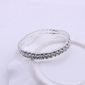 cheap Bracelets &amp; Bangles-Women&#039;s Bracelet Fancy Graduation Precious Elegant Fashion Stylish Alloy Bracelet Jewelry Silver For Party