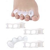 economico Bretelle &amp; Supporti-2 paia di separatori per dita dei piedi, distanziatori per dita dei piedi per donne e uomini per correggere l&#039;alluce valgo, alleviare il dolore ai piedi, allineamento del piede, raddrizzatori per dita