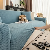 baratos Cobertura de Sofa-capa de sofá de alta elasticidade tecido macio e elástico se adapta perfeitamente à maioria dos sofás capa durável e confortável protege os móveis de manchas e danos fácil de instalar e lavável à