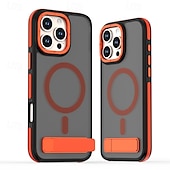 お買い得  iPhone用ケース-電話 ケース 用途 iPhone 16 Pro Max プラス iPhone 15 プロマックスプラス iPhone 14 Pro Max Plus バックカバー スタンド付き 磁石バックル 耐衝撃 レトロ風 PC シリコーン