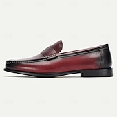 economico Mocassini in pelle premium-mocassini da uomo in pelle bovina di prima qualità con finitura liscia: calzature formali eleganti per lavoro e occasioni speciali
