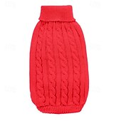 economico Maglioni-Cane Maglione Classico Inverno Caldo Di tendenza Confortevole All&#039;aperto Abbigliamento Quotidiano Interno Abbigliamento per Cani for Piccolo Medio Grande