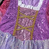 voordelige Meisjeskostuums-Prinses Sprookje Sofia Bloemenmeisje jurk Thema feestkostuum Tule jurken Carnavalskostuum Led-verlichting for Voor meisjes Kinderen Halloween Carnaval Mardi Gras Feest Prestatie Toneel
