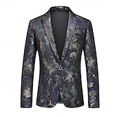 levne Blazery a vesta-Retro Řvoucí 20s 20. léta 20. století Kabát Úbory Obleky a blejzry Velký Gatsby Gentleman předvečer Všech svatých Pánské předvečer Všech svatých Plesová maškaráda předvečer Všech svatých Plesov