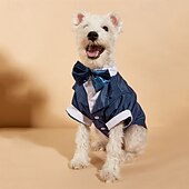billige Frakker-Hunder Frakker Mote Vinter Varm Mote Bekvem utendørs Hverdag Innendørs Bryllupsfest Hundeklær for Small Medium