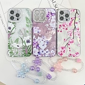 ieftine Carcase iPhone-telefon Maska Pentru iPhone 16 15 14 Pro Max Plus iPhone 13 Pro Max Capac Spate cu curea de mână Anti Șoc Retro TPU PC