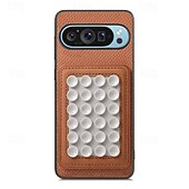 זול תיק טלפון אחר-טלפון מגן עבור גוגל Pixel 9 Pro Pixel 8 Pro Pixel 8 פיקסל 9 Pixel 7 Pixel 7 Pro Pixel 6 Pixel 6 Pro כיסוי אחורי ניתן לניתוק מגנטי תמיכה בטעינה אלחוטית רטרו TPU סיבי פחמן