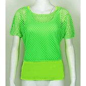 voordelige Bovenkanten-Jaren '80 Gemaskerd Bal Kostuum Dames Maskerade Feest / Uitgaan Vrijgezellenfeest Prideparade Volwassenen T-shirt Tanktop