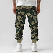 economico pantaloni da jogging-Per uomo Mimetico Pantaloni da tuta Joggers Pantaloni Misura del girovita medio Vita elastica con coulisse Attivo Vintage Casual All'aperto Streetwear Abbigliamento Quotidiano Tasca Primavera Autunno