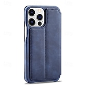 economico Cover per iPhone-Custodia per telefono per iPhone 16 Pro Max Plus iPhone 15 Pro Max Plus iPhone 14 13 12 11 Pro Max Plus Mini Cover flip con slot per schede anti-caduta retrò TPU pelle PU