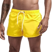 olcso Férfi úszónadrág-Férfi Fürdőnadrág Úszónadrágok Deszkás short Fürdőruha Zsinór Úszás Szörfözés Tengerpart Vízi sportok Egyszínű Nyár Tavasz