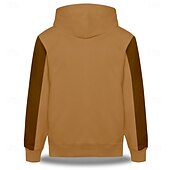 abordables sweats à capuche zippés pour hommes-Homme camouflage Sweats à Capuche Sweat à capuche Sweat à capuche Capuche Mode 3D effet Vacances Chasse Marron Kaki Zippé Cordon Automne Hiver Designer