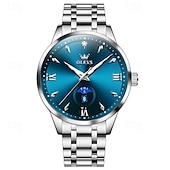levne Quartz hodinky-olevs pánské business quartz hodinky s nočním viděním datumovka týdenní displej jednoduchý quartzový strojek módní a voděodolné sportovní hodinky