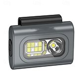cheap Head Lights-Rechargeable LED Safety Light - High Visibility Magnetic Clip-On Hat Flashlight for Night Running Walking &amp; Hiking