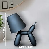 baratos Candeeiros de mesa-Candeeiro de mesa de cão de máquina de desenho animado - regulação por toque &amp;combinação de cores, luz noturna LED alimentada por USB para uso em leitura interna