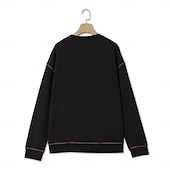 billiga Våffelstickad t-shirt-Herr Våffeltröja T-shirt Våffelstickad t-shirt Långärmad Rund hals Sommar Vår Höst Ensfärgat Stickat Mode Dagligen Färgblock Formell Utomhus Hem Svart Grön Topp t-shirt för män