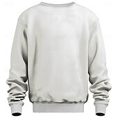 baratos Moletons 3D masculinos-Homens Moletom Moletom Manga Longa Moletom Gola Redonda Artistíco Abstracto 3D Estampado Streetwear Crewneck 3D Primavera Outono Inverno
