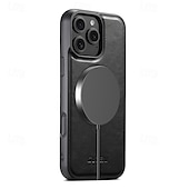 お買い得  iPhone用ケース-電話 ケース 用途 iPhone 16 Pro Max プラス iPhone 15 プロマックスプラス iPhone 14 13 12 Pro Max Plus バックカバー スタンド付き 磁石バックル ワイヤレス充電をサポート レトロ風 TPU PUレザー
