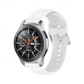 economico Cinturini per orologi Samsung-Cinturino per orologio  per Samsung Galaxy Watch 3 45mm, Galaxy Wacth 46mm, Gear S3 Classic / Frontier, Gear 2 Neo Live Silicone Sostituzione Cinghia Regolabili Cinturino sportivo Polsino
