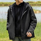 abordables Softshell, polares y chaquetas de montaña-Hombre Mujer Chaqueta Softshell Chaqueta para senderismo Invierno Al aire libre Retazos Mantiene abrigado Forro Polar Resistente al Viento Resistente al Agua Chaquetas 3-en-1 Chaqueta de Invierno