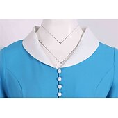 levne Šaty-Elegantní Klasik 50. léta Šaty A-Linie Maškarní kostým Dámské Valentýna Večírek Rande Čajový dýchánek Dospělé Šaty Jaro léto