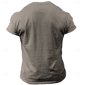  Per uomo Gergo divertente Maglietta Manica Corta maglietta Stampa 3D Girocollo Camicia Moda Quotidiano Streetwear Quotidiano Nero Blu Grigio Estate Primavera Abbigliamento S M L XL XXL XXXL