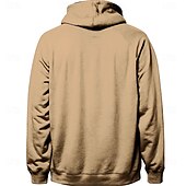 cheap Men&#039;s 3D Hoodies-Men&#039;s Cowboy Hoodies Hoodie Hooded Sweatshirt Hooded Fashion 3D Print Vacation Going out Streetwear Green Khaki Zipper Drawstring Fall Winter Designer