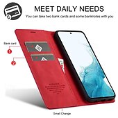 cheap Samsung Cases-Phone Case For Samsung Galaxy A21s S25 Ultra Flip Cover with Stand Holder Magnetic Card Slot Retro TPU PU Leather