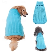 economico Maglioni-Cane Maglione Classico Inverno Caldo Di tendenza Confortevole All&#039;aperto Abbigliamento Quotidiano Interno Abbigliamento per Cani for Piccolo Medio Grande