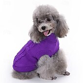 economico Maglioni-Cane Maglione Classico Inverno Caldo Di tendenza Confortevole All&#039;aperto Abbigliamento Quotidiano Interno Abbigliamento per Cani for Piccolo Medio Grande
