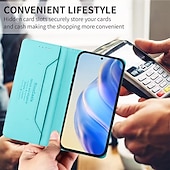 お買い得  iPhone用ケース-iPhone 16e用の電話ケース iPhone 16 Pro Max Plus iPhone 15 Pro Max Plus iPhone 14 13 12 11 Pro Max Plus Mini フリップカバー スタンドホルダー 磁石サポート ワイヤレス充電 レトロ TPU PUレザー