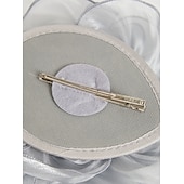 abordables Tocados-Fascinadores Tocado de Tul Fiesta de Té Carreras de Caballos Día de Damas Elegante Retro con Tocado de Flor y Pluma vestido para impresionar vestido para el día de carreras