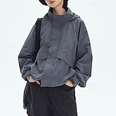 cheap Softshell, Fleece &amp; Hiking Jackets-Men&#039;s Women&#039;s Softshell Jacket Hiking Jacket Outdoor Windproof Water Resistant Lightweight Jacket Windbreaker Jacket Traveling Dark Grey Black Brown Beige