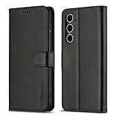 お買い得  サムスン用ケース-Samsung Galaxy S24 S24 Ultra Plus S24 FE S23 S22 S21 S20 Ultra Plus FE S25 Ultra用のスタンドホルダー、マグネットカードスロット、レトロTPU PUレザーのフリップカバー