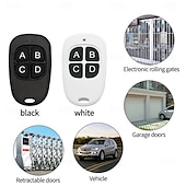 abordables Appareils électroménagers-Télécommande de porte sans fil RF 433 MHz universelle 4 clés copie télécommande de garage clonage télécommande de portail électrique duplicateur de clé
